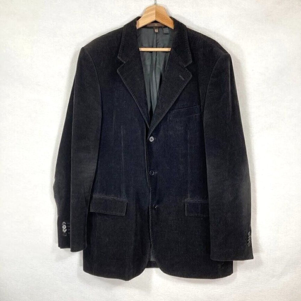 Zara Mens Corduroy Sports Coat Preppy Academia Wedding Old Money Classic 42